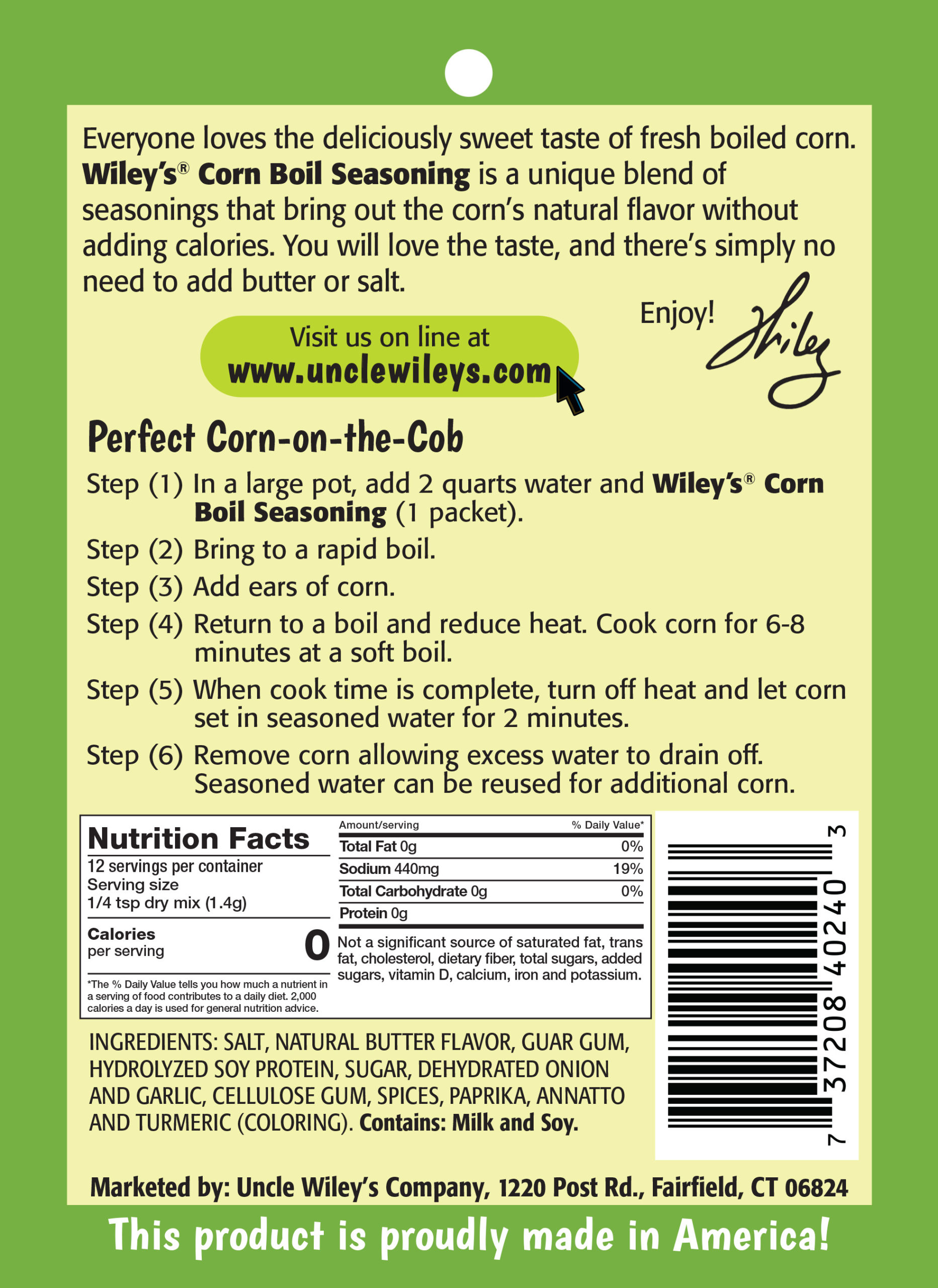 Wiley's Corn Boil Seasoning – unclewileys
