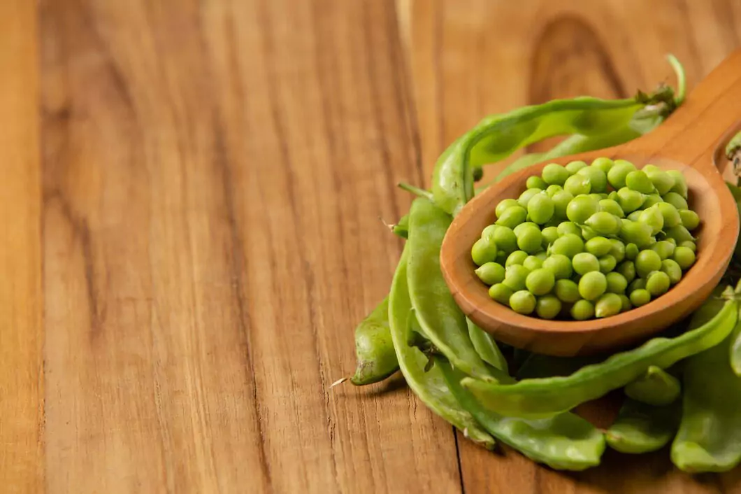 Green peas for seasoning